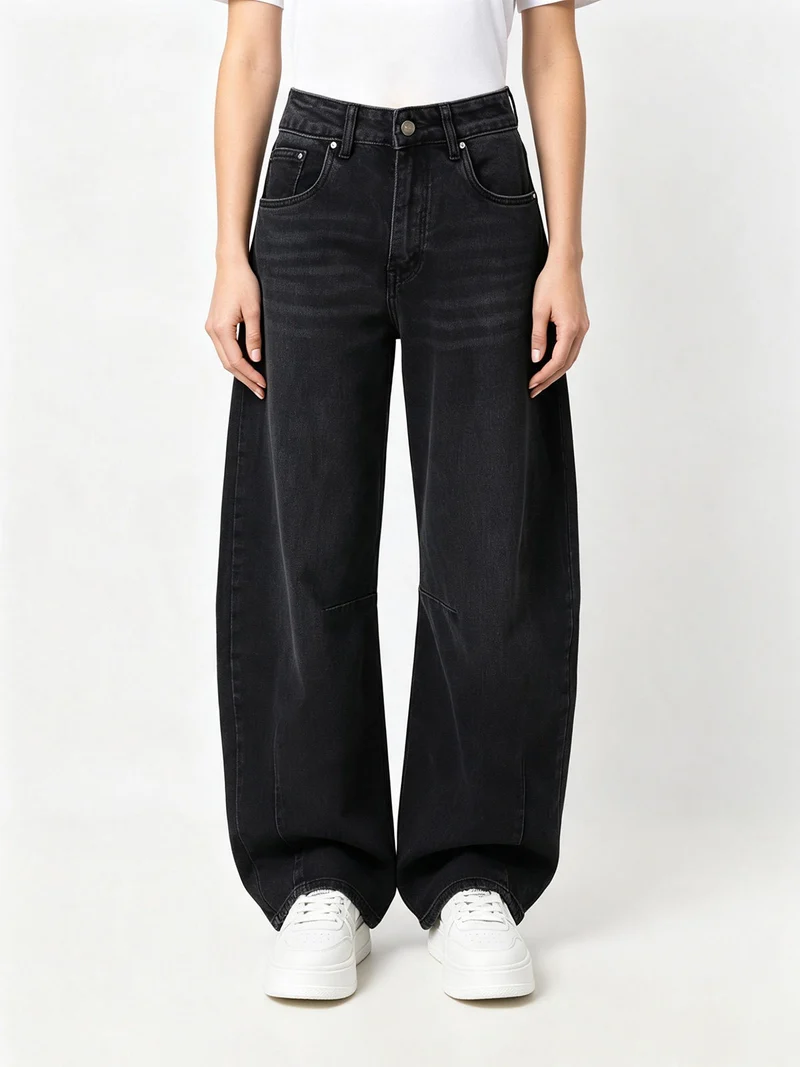 Jeans donna balloon - nero