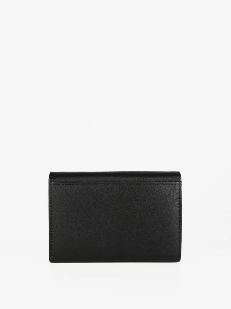 Portafoglio in pelle donna - nero