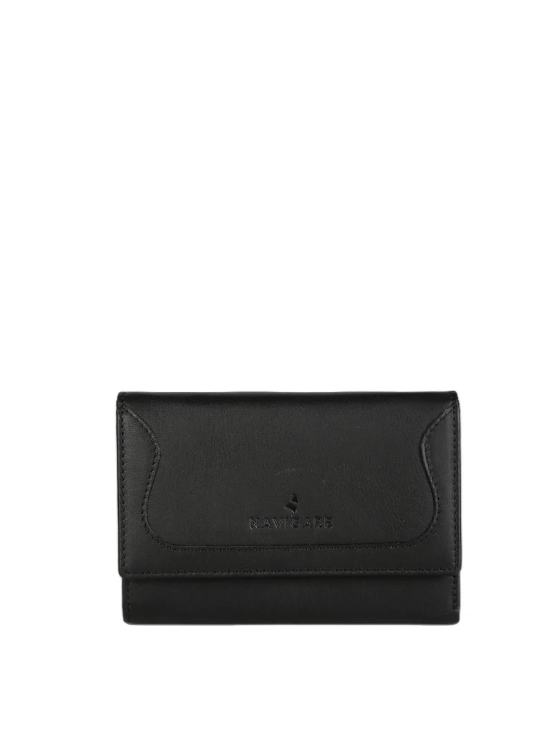 Portafoglio in pelle donna - nero