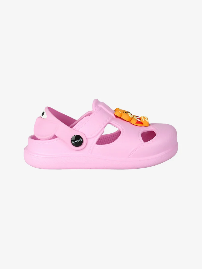 Sandali da bambina in gomma con punta chiusa - rosa