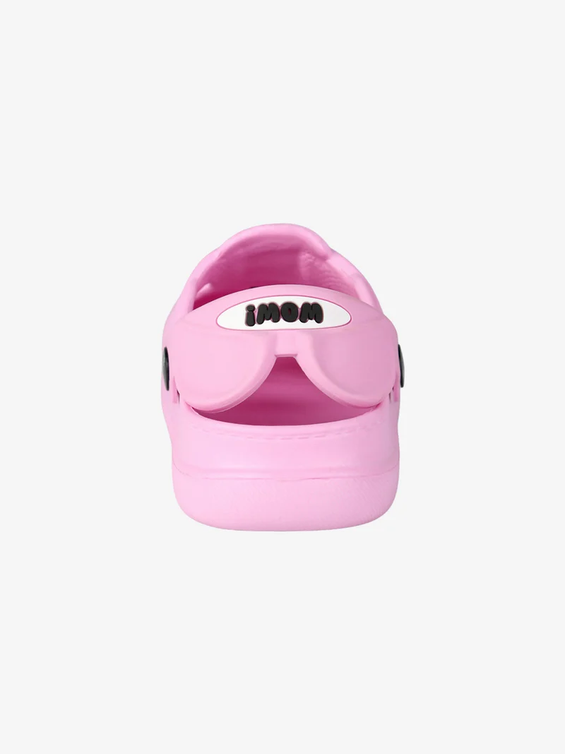 Sandali da bambina in gomma con punta chiusa - rosa
