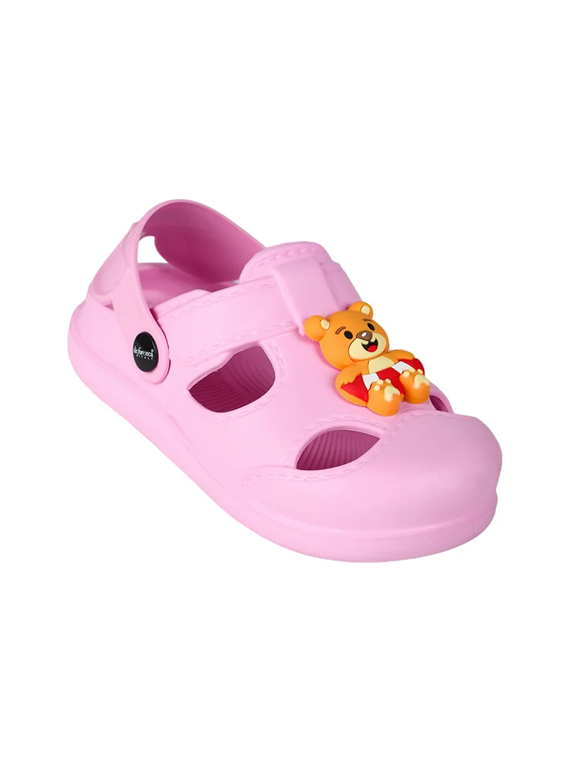 Sandali da bambina in gomma con punta chiusa - rosa
