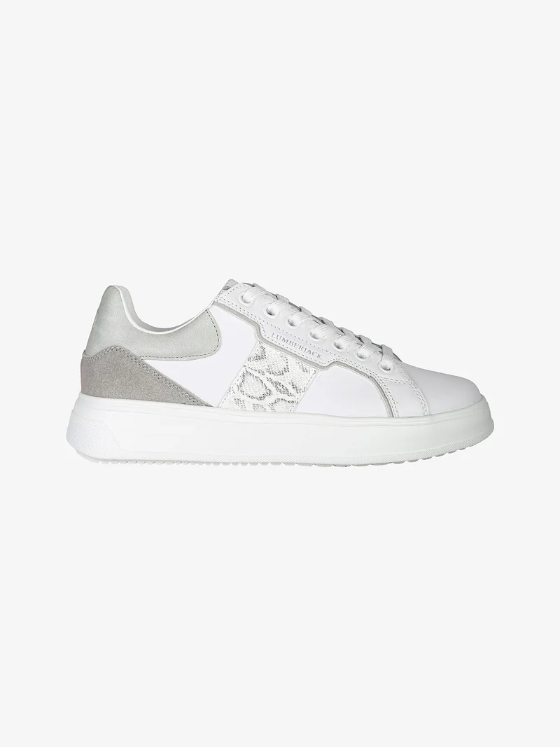 PRIA Sneakers basse in pelle da donna - bianco
