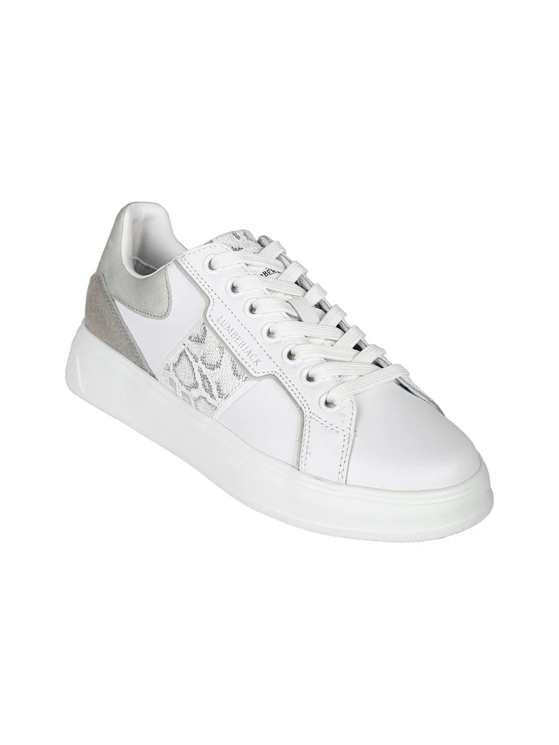 PRIA Sneakers basse in pelle da donna - bianco