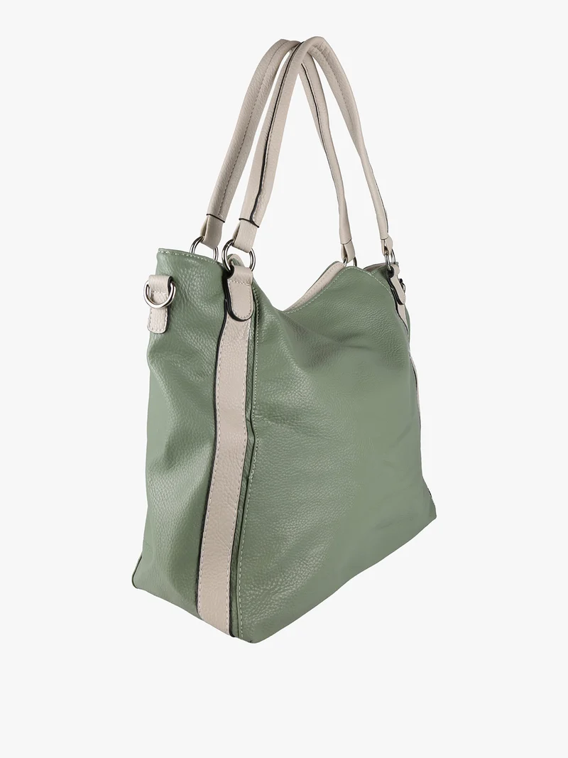 Borsa hobo da donna con doppi manici - verde chiaro