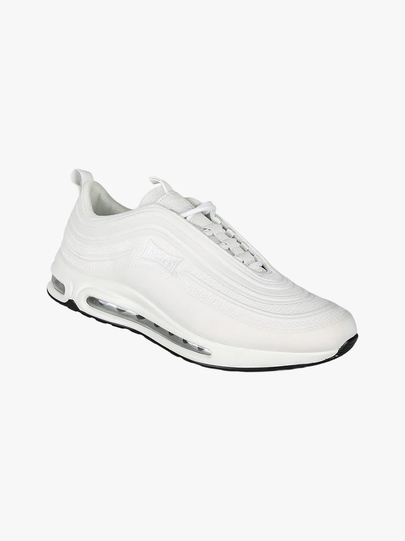 Sneakers sportive con air da uomo - bianco