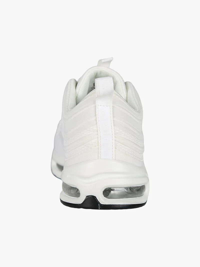 Sneakers sportive con air da uomo - bianco