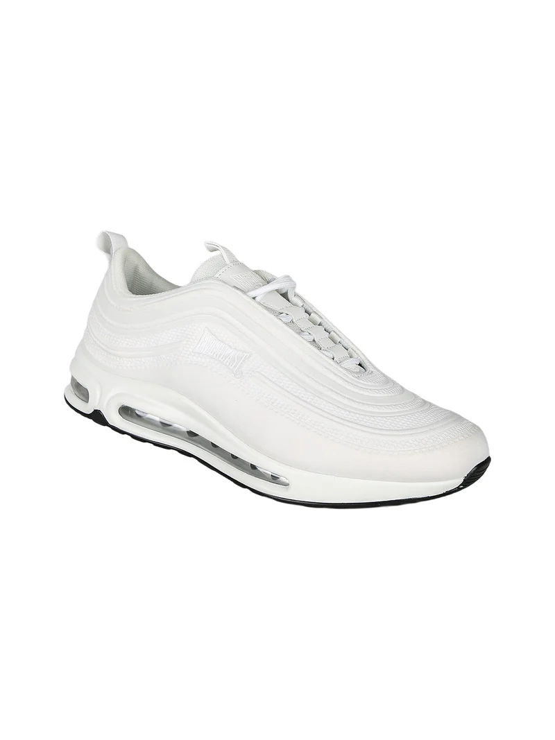 Sneakers sportive con air da uomo - bianco