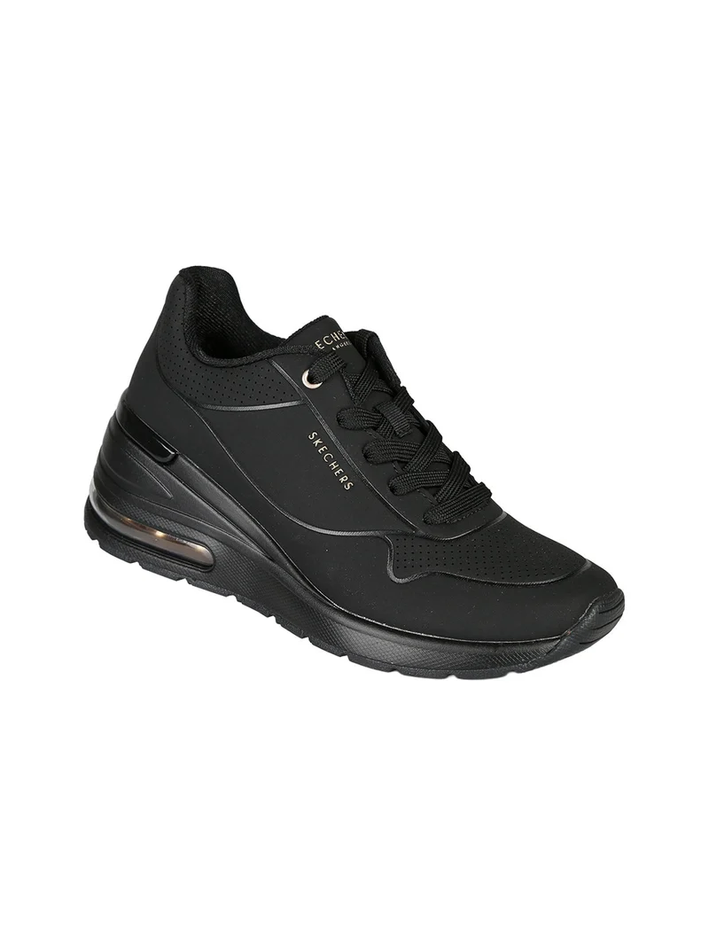 MILIONAIR ELEVA TED AIR Sneakers sportive donn con zeppa e air - nero