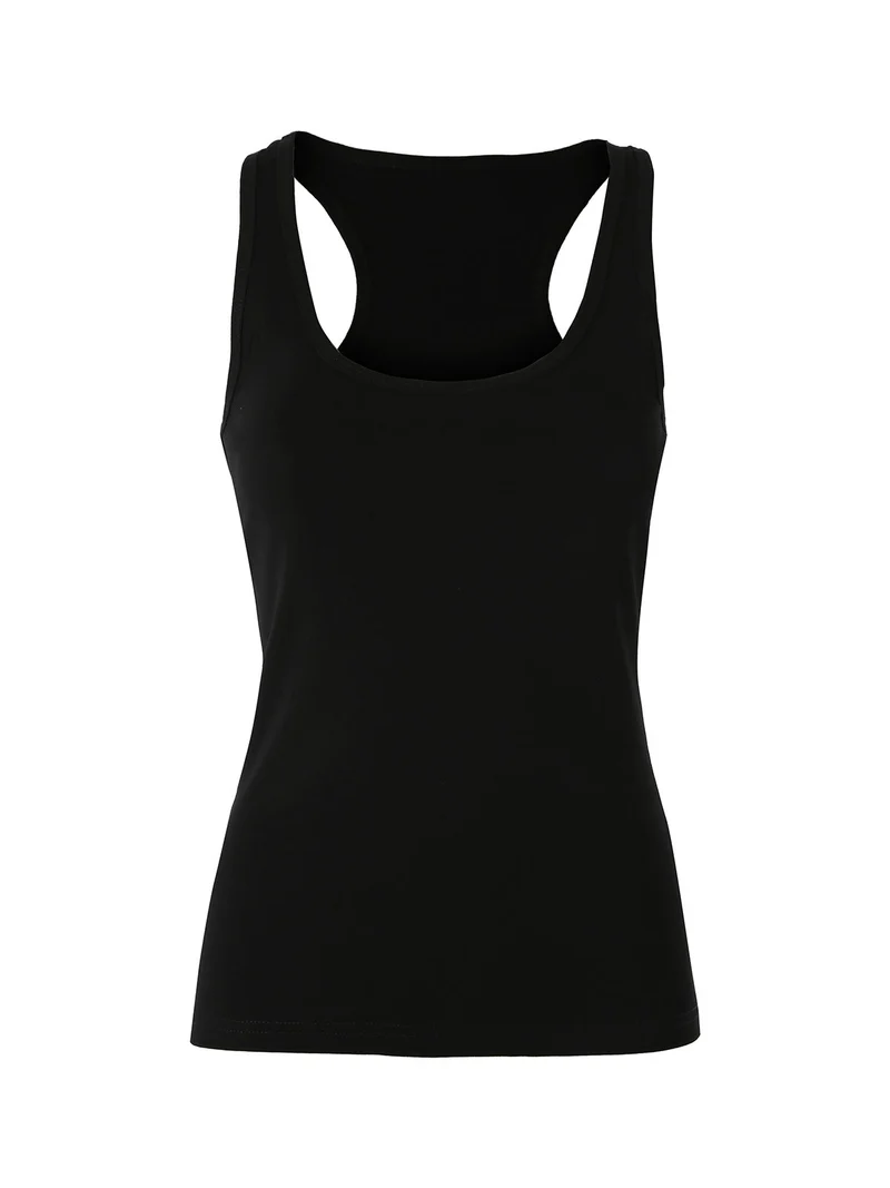 Canotta donna vogatore in cotone - nero