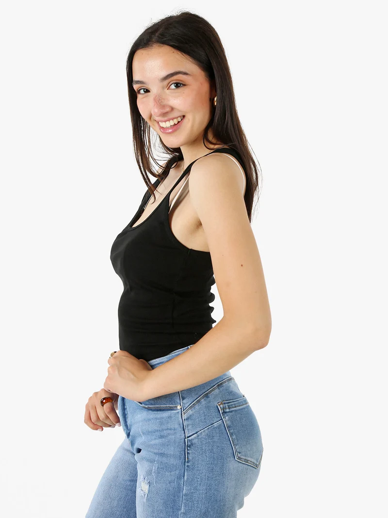 Canotta donna vogatore in cotone - nero