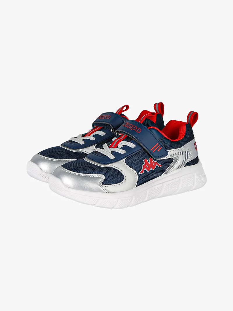 BREEZE Sneakers da bambino sportive in mesh con cinturino a strappo - blu scuro