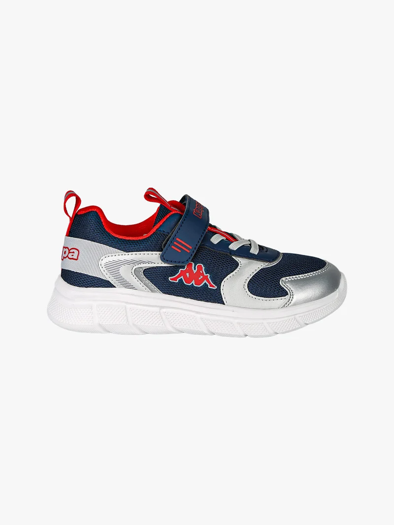 BREEZE Sneakers da bambino sportive in mesh con cinturino a strappo - blu scuro