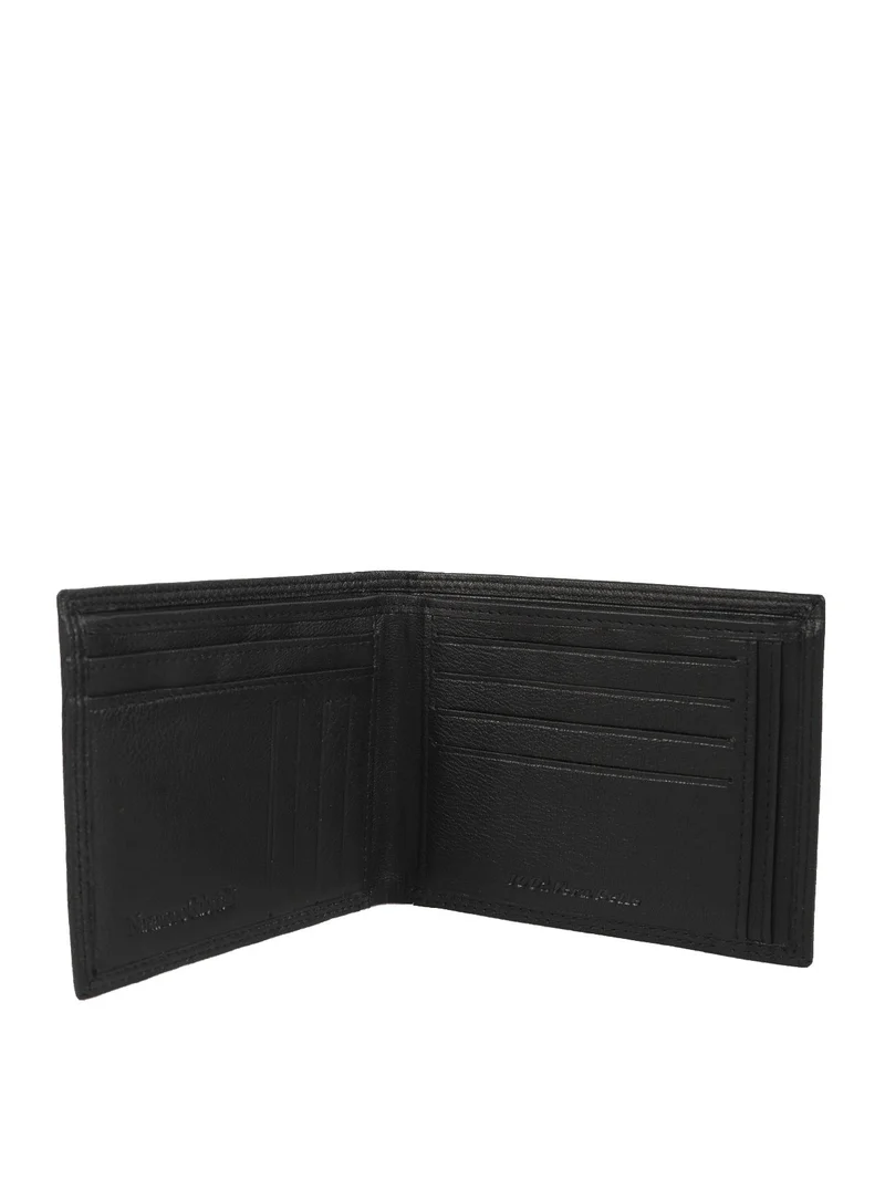 Portafoglio in pelle da uomo - nero