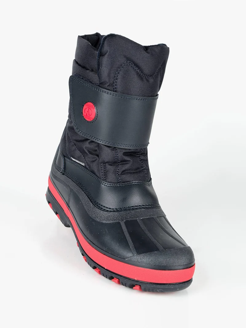 Stivali doposci da ragazzo con velcro - blu scuro