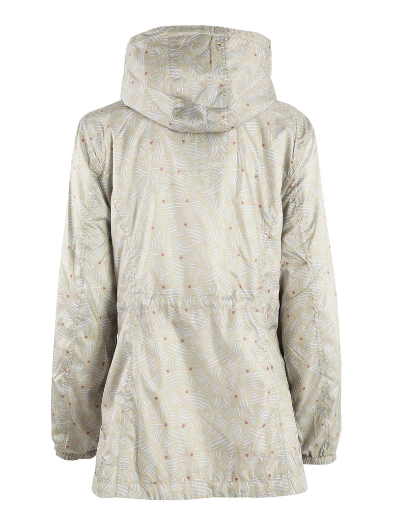 Giacca a vento reversibile da donna taglie calibrate - cammello