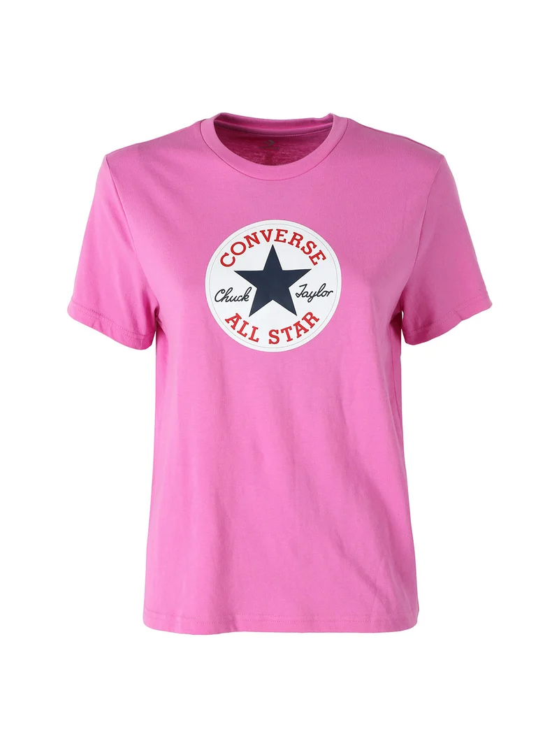 CHUCK PATCH TEE - T-shirt donna con logo - rosa