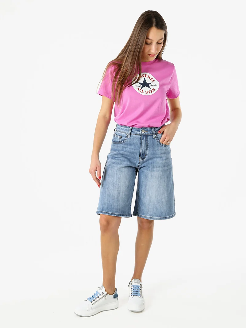 CHUCK PATCH TEE - T-shirt donna con logo - rosa