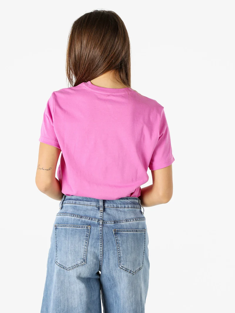 CHUCK PATCH TEE - T-shirt donna con logo - rosa