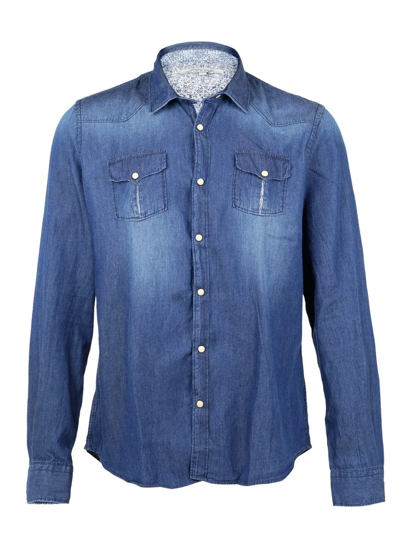 Camicia di jeans con taschini - jeans