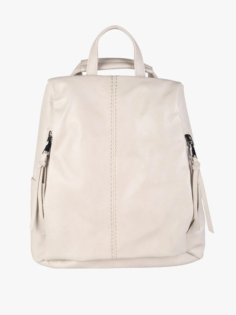Solada Zaino in ecopelle da donna - beige