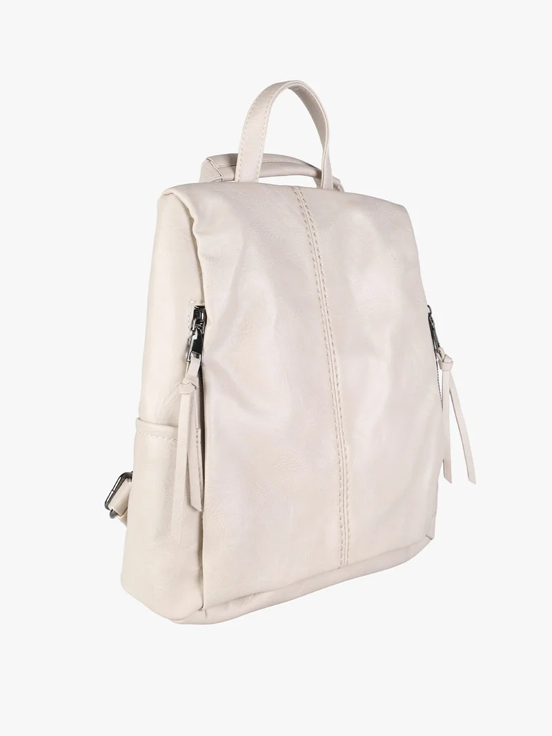 Solada Zaino in ecopelle da donna - beige