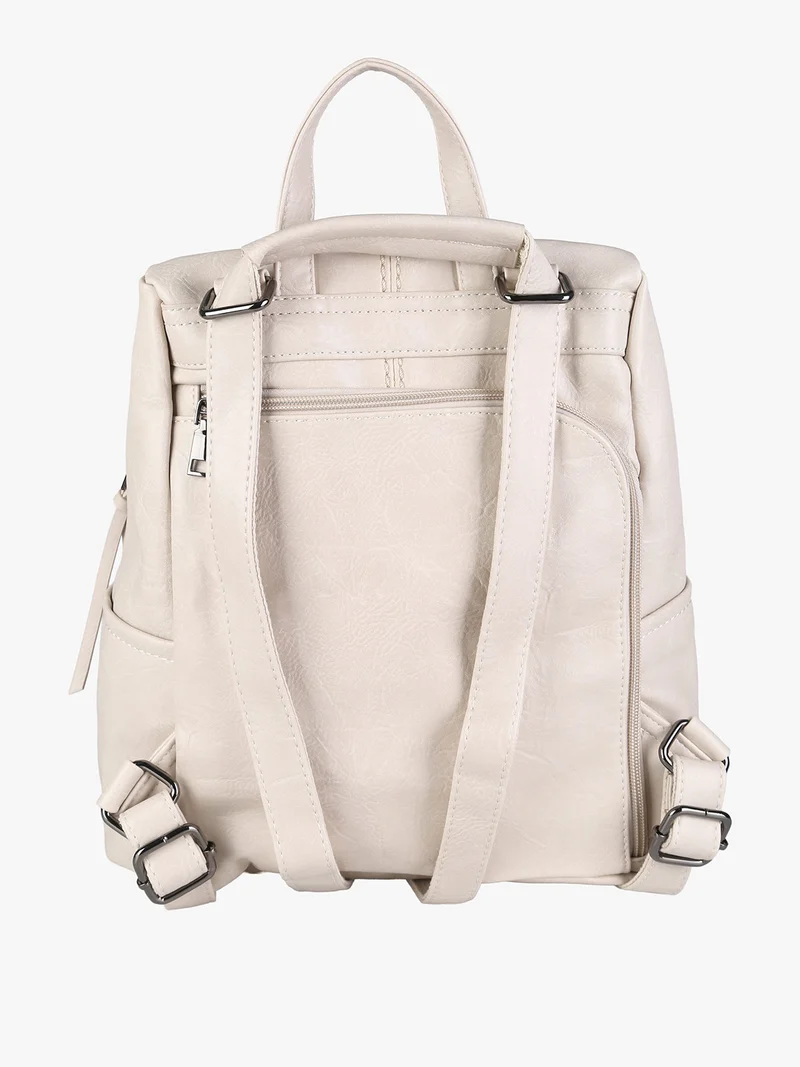 Solada Zaino in ecopelle da donna - beige