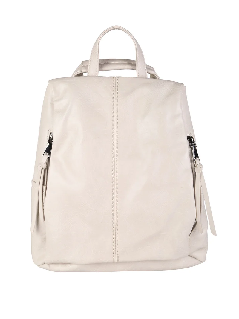 Solada Zaino in ecopelle da donna - beige