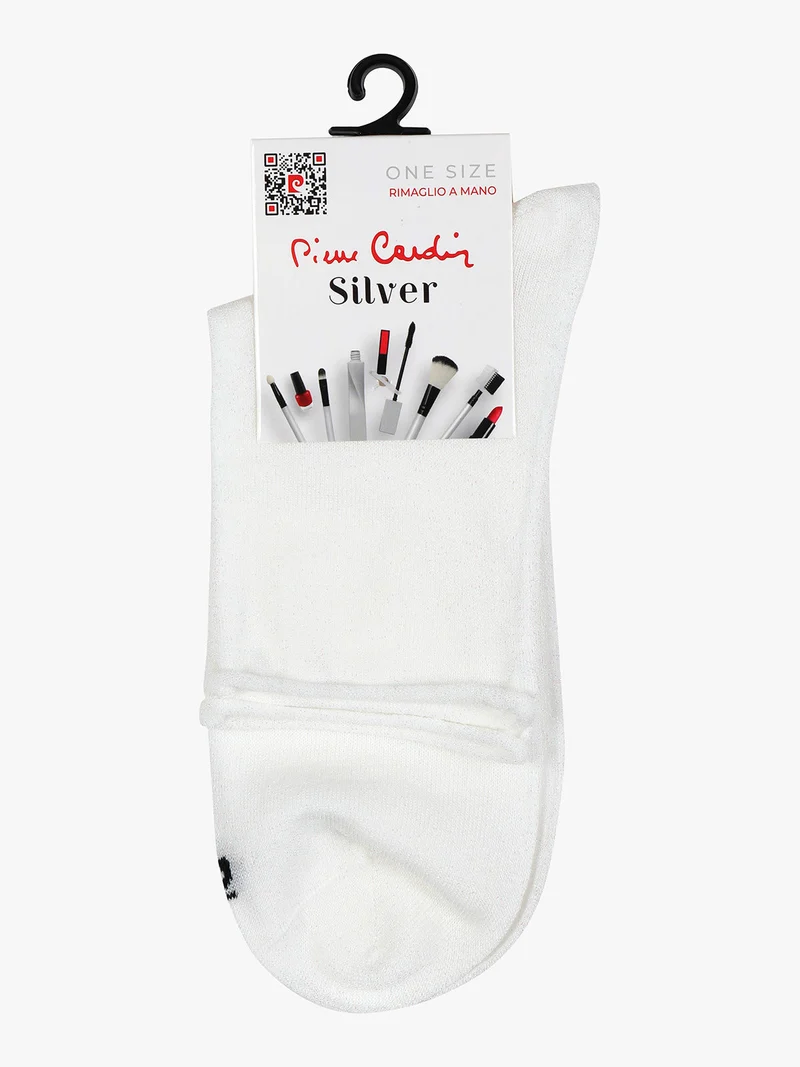 Calze donna lurex - bianco