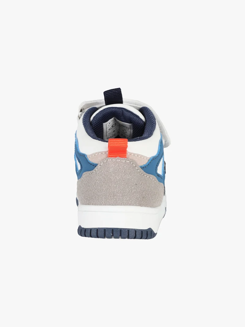 Sneakers alte da bambino con cinturino a strappo - blu