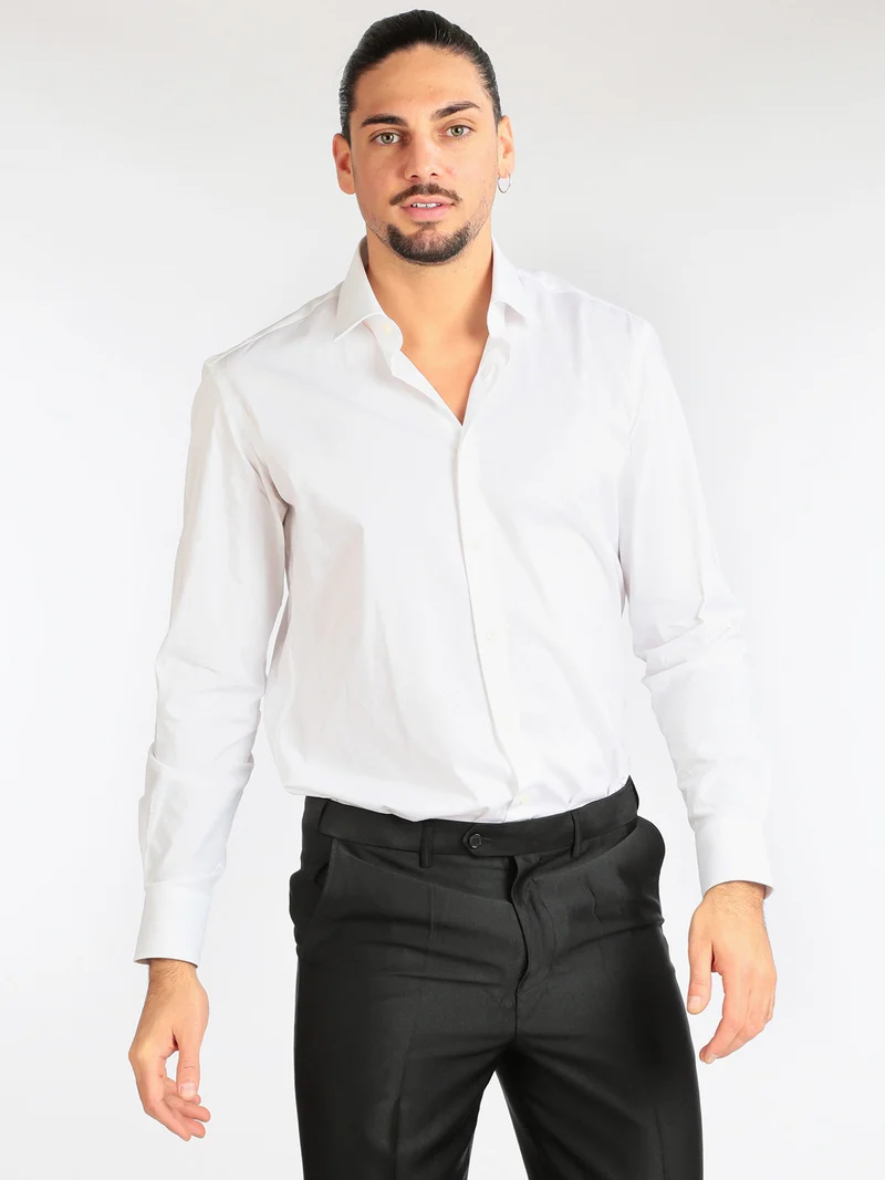 Camicia da uomo regular fit - bianco