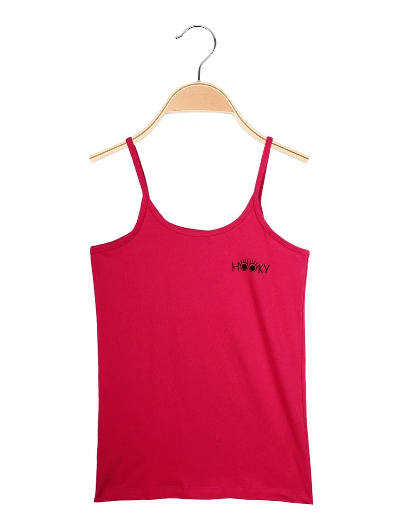 Canotta intima con spalline - fucsia