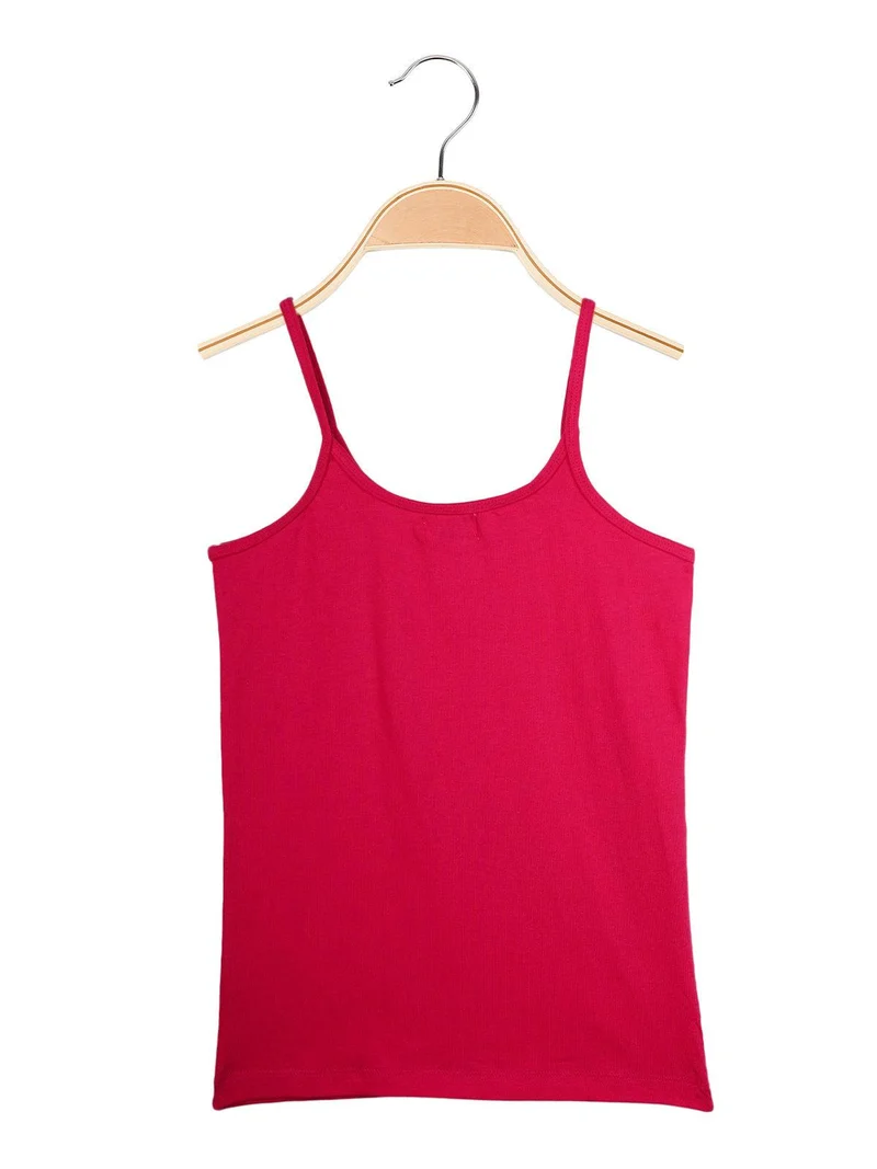 Canotta intima con spalline - fucsia