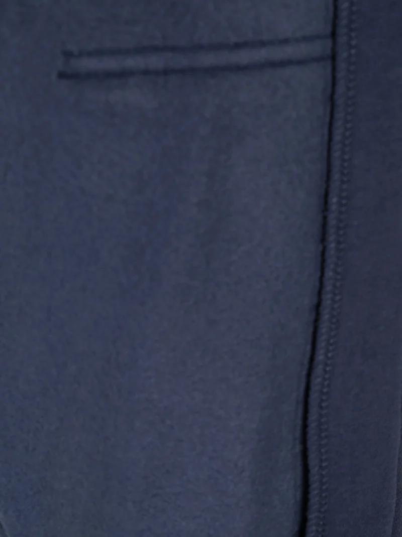 Felpa pesante da uomo con cappuccio e zip - blu scuro