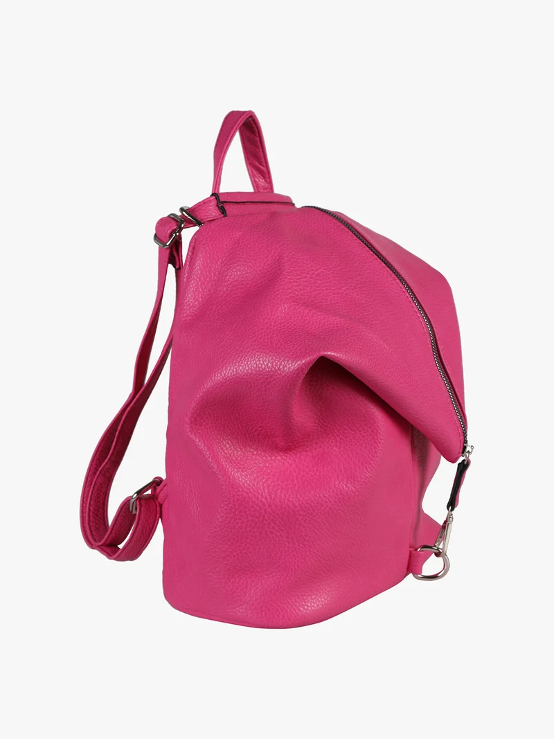 Zaino borsa donna 2 in 1 - fucsia