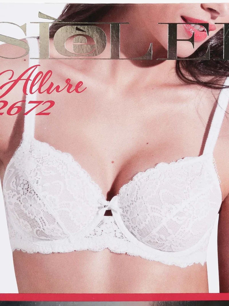 ALLURE 2672 Reggiseno sfoderato con ferretto coppa D - bianco