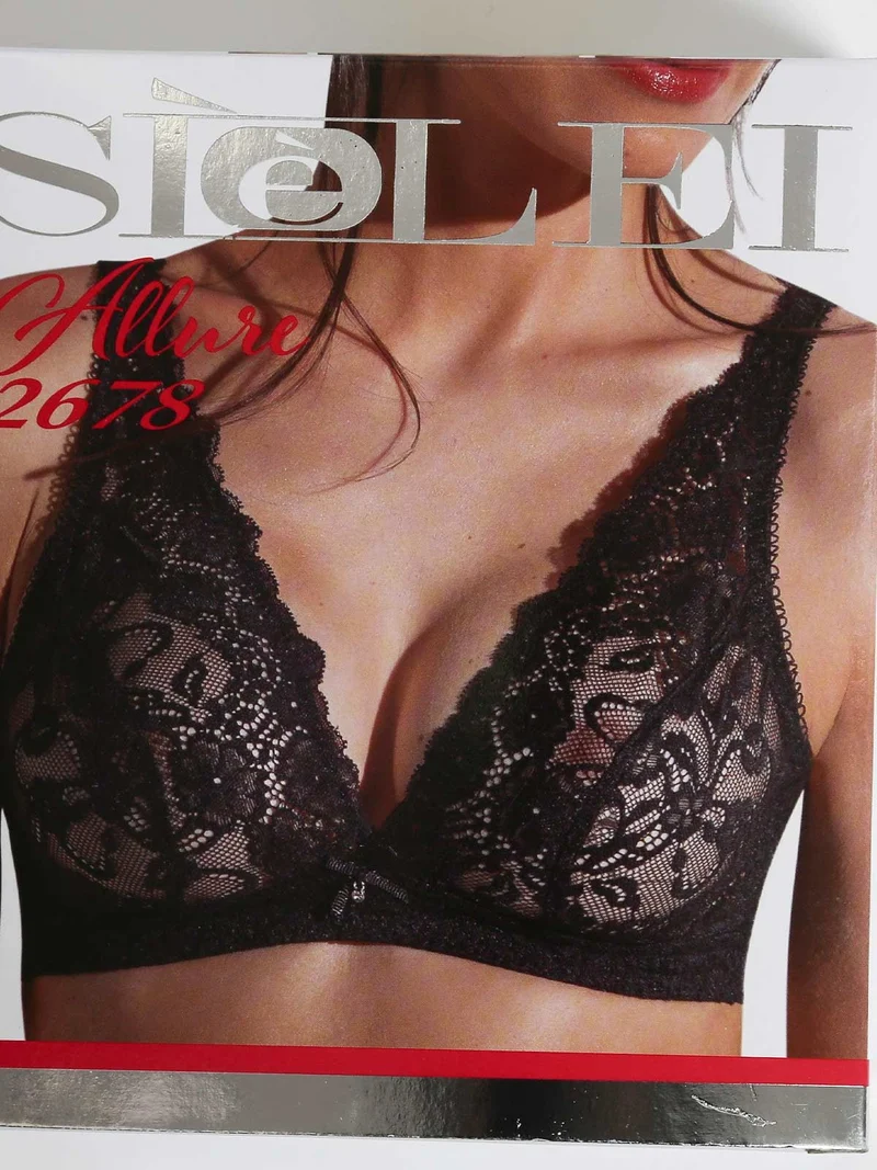 ALLURE 2678 Reggiseno triangolo sfoderato coppa B - nero