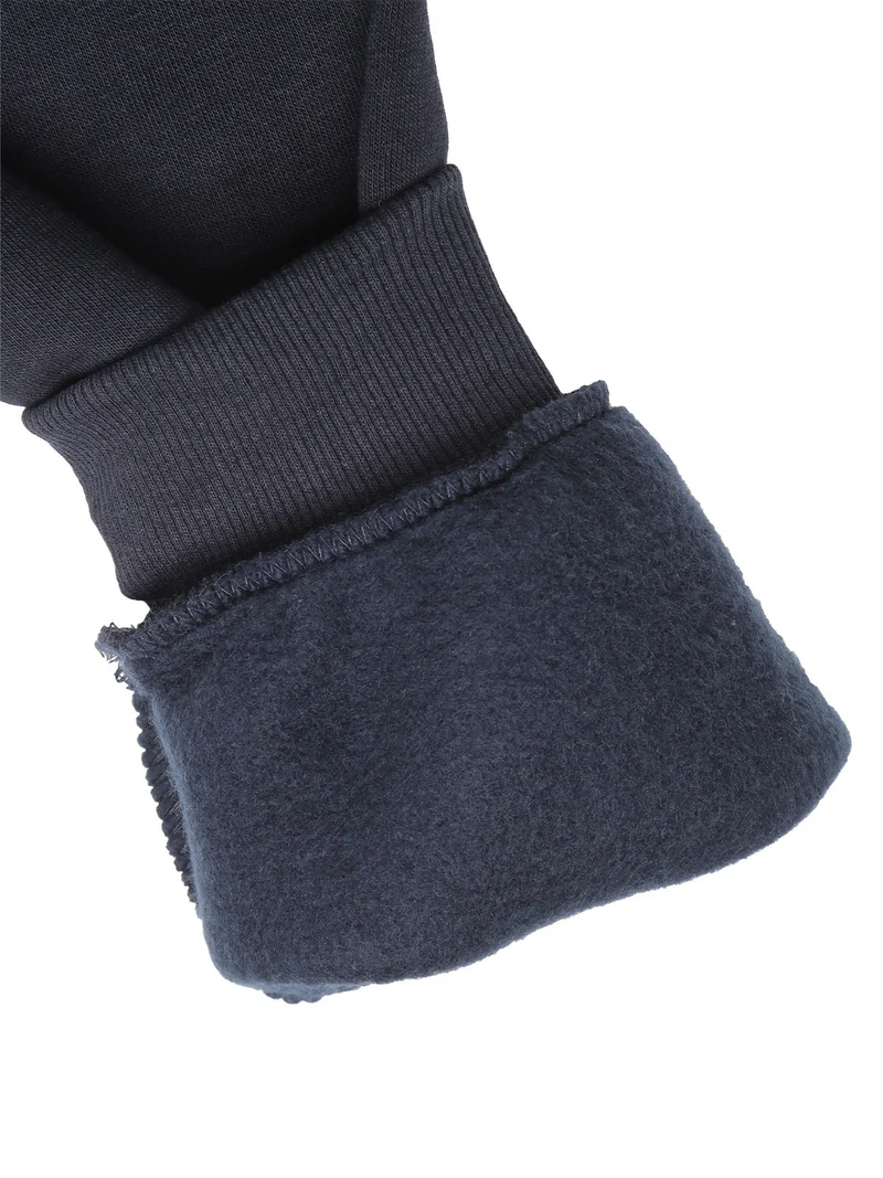 Felpa girocollo pesante da ragazzo - blu scuro