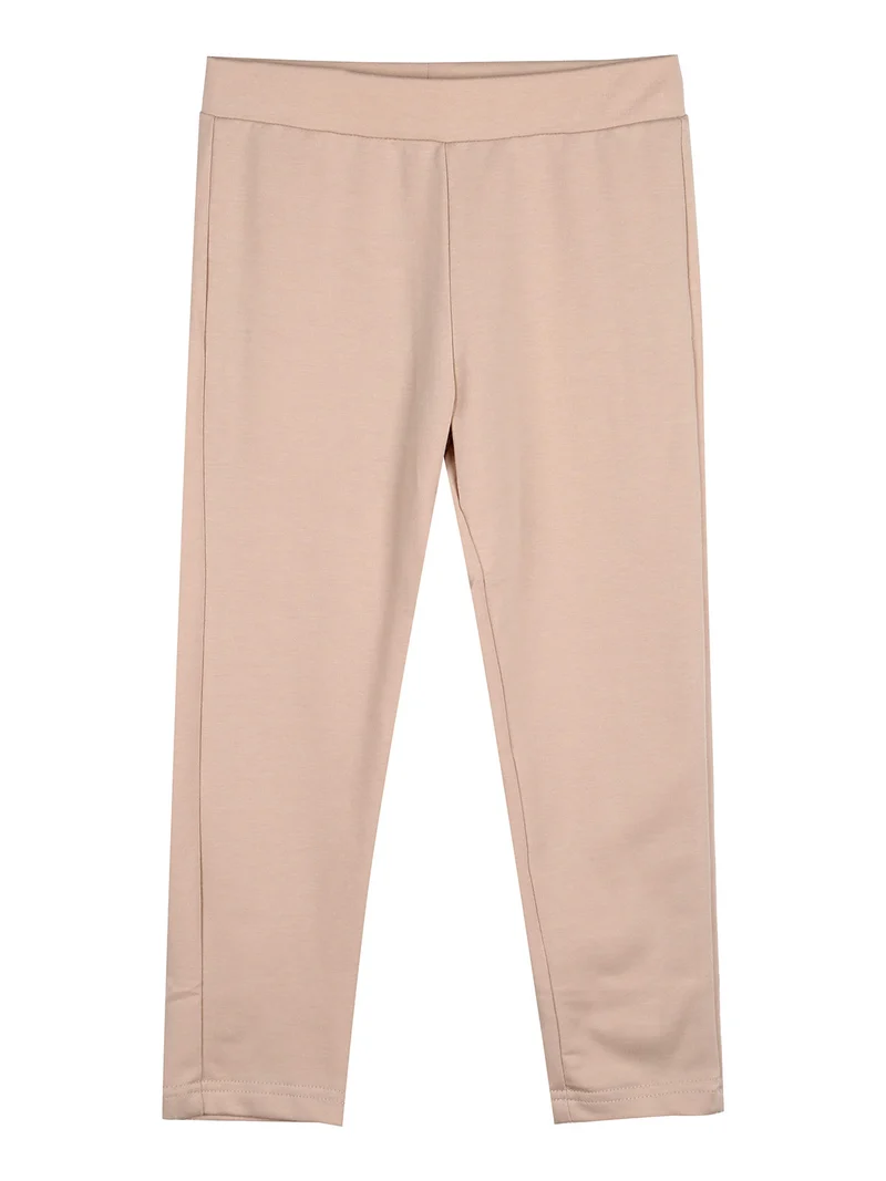 Completo 3 pezzi da bambina con cappuccio e zip - bianco