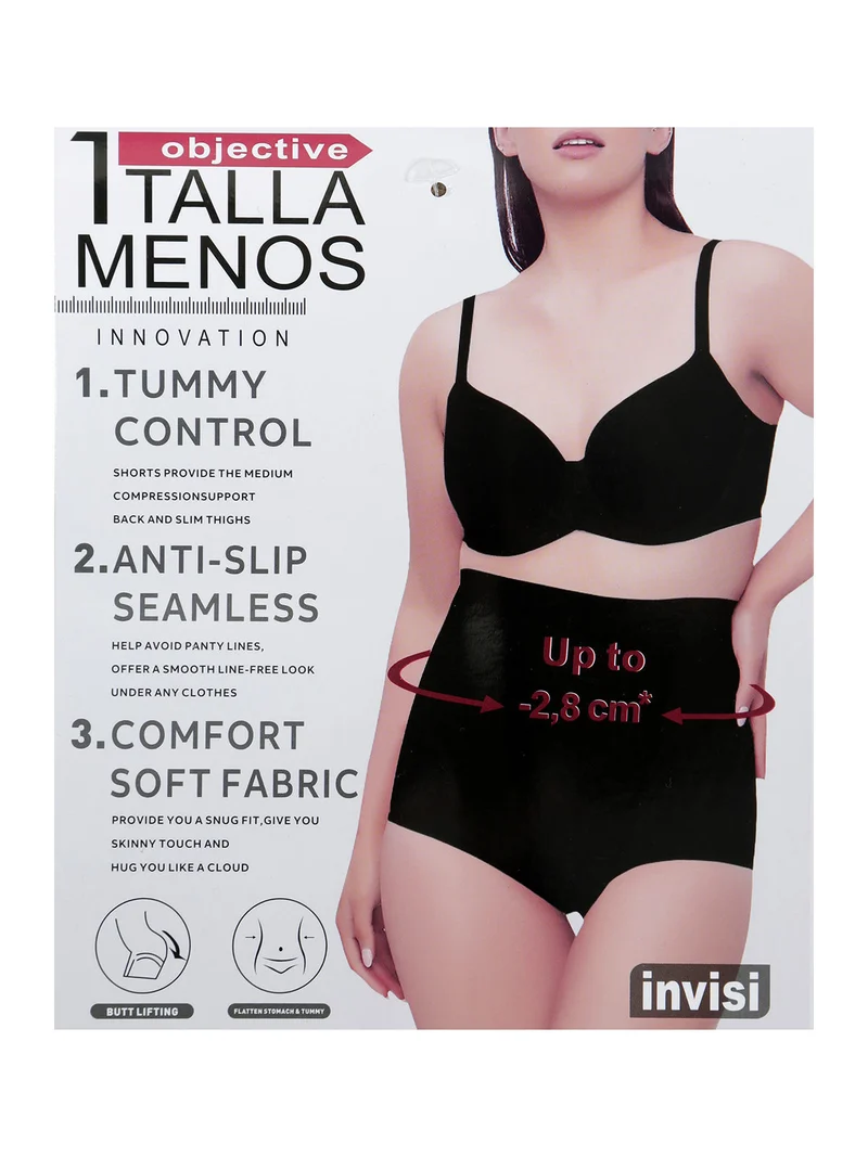 Guaina donna modellante taglie grandi - nero