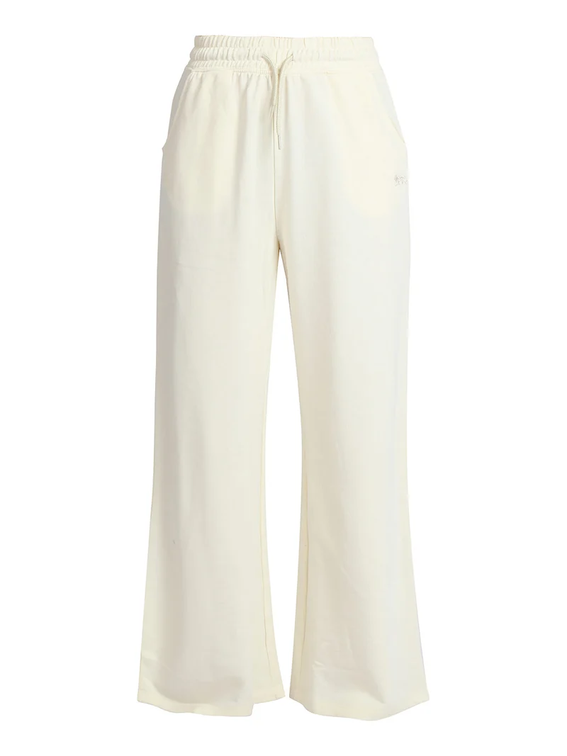 Pantaloni sportivi donna con coulisse - beige