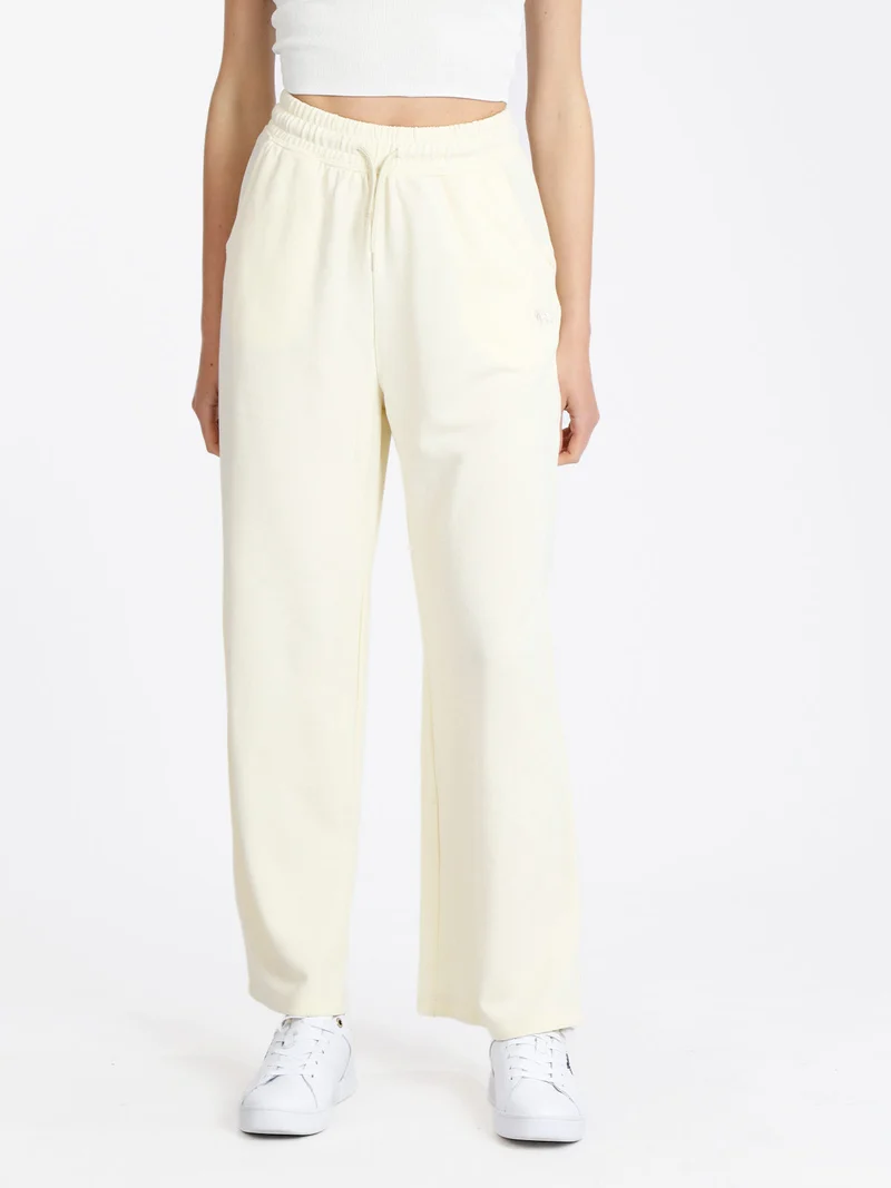 Pantaloni sportivi donna con coulisse - beige