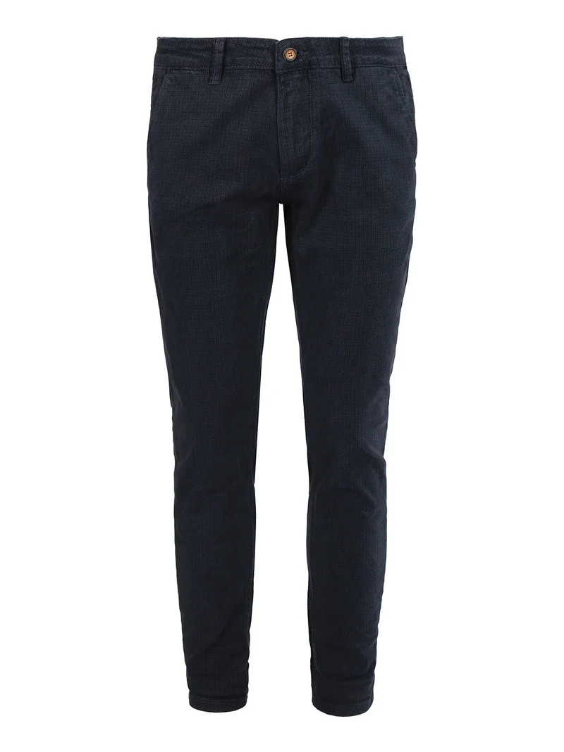 Pantaloni uomo slim fit in cotone - blu scuro