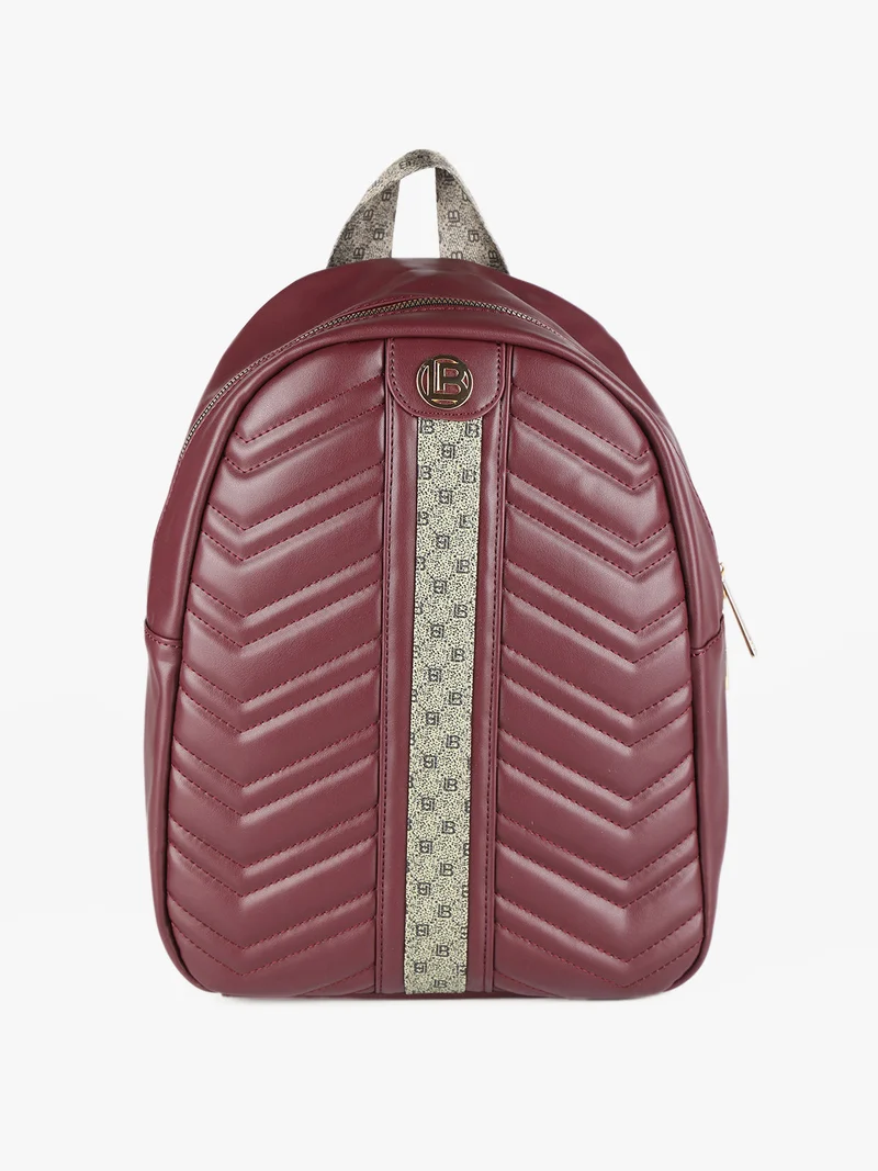 Zaino donna con logo - bordeaux