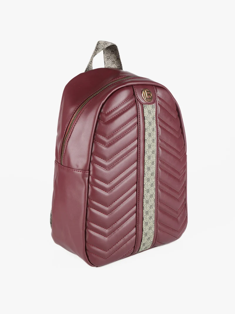 Zaino donna con logo - bordeaux