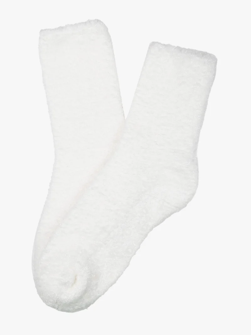 Calze morbide antiscivolo da donna - bianco