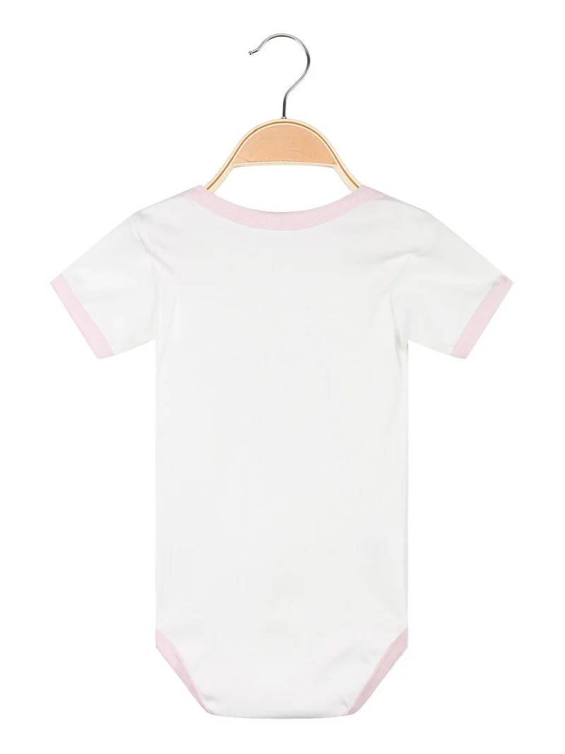 Body neonata a manica corta - bianco