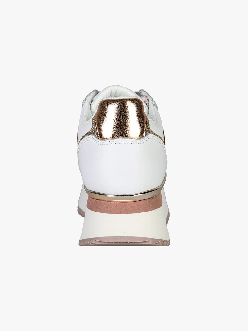 LOTUS Sneakers donna in pelle con platform - rosa
