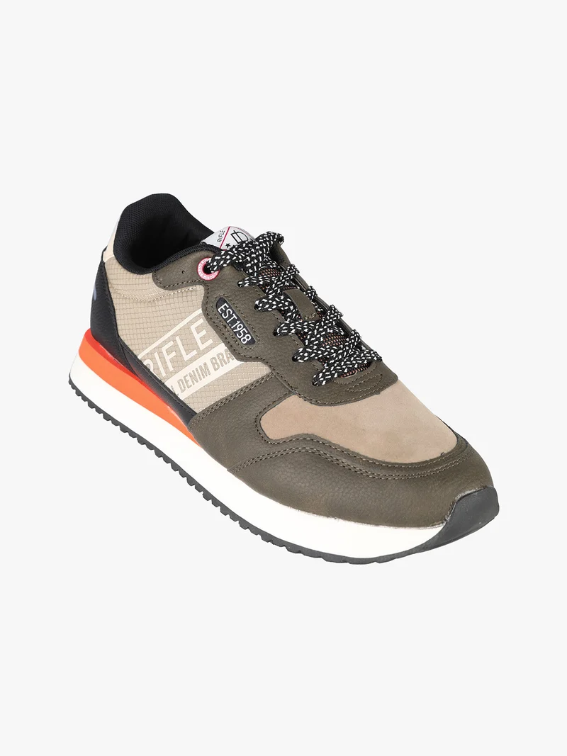 EVARAGE Sneakers da uomo stringate - militare