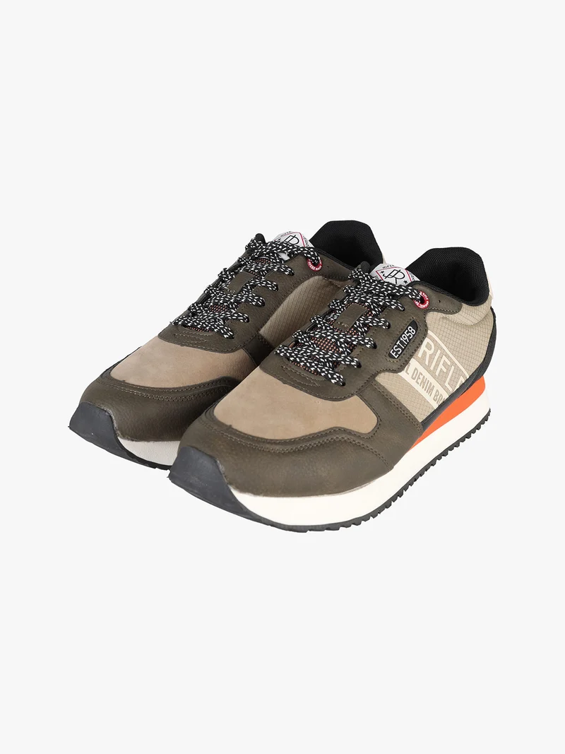 EVARAGE Sneakers da uomo stringate - militare